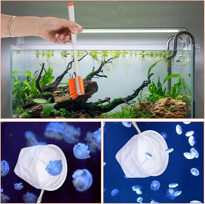 2 Pcs Small Fish Tank Cleaner Brush - Image 4