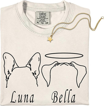 Custom Dog Mom Shirt Personalized Dog Ears Sweatshirt - Image 8