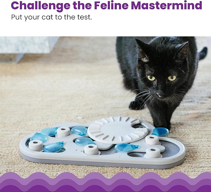 Catstages Nina Ottosson Rainy Day Puzzle & Play Cat Puzzle Feeder – Interactive - Image 2