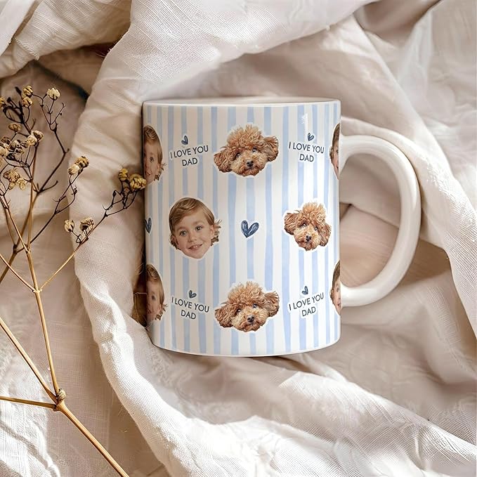 Best Dad Ever Custom Photo Mug - Image 4