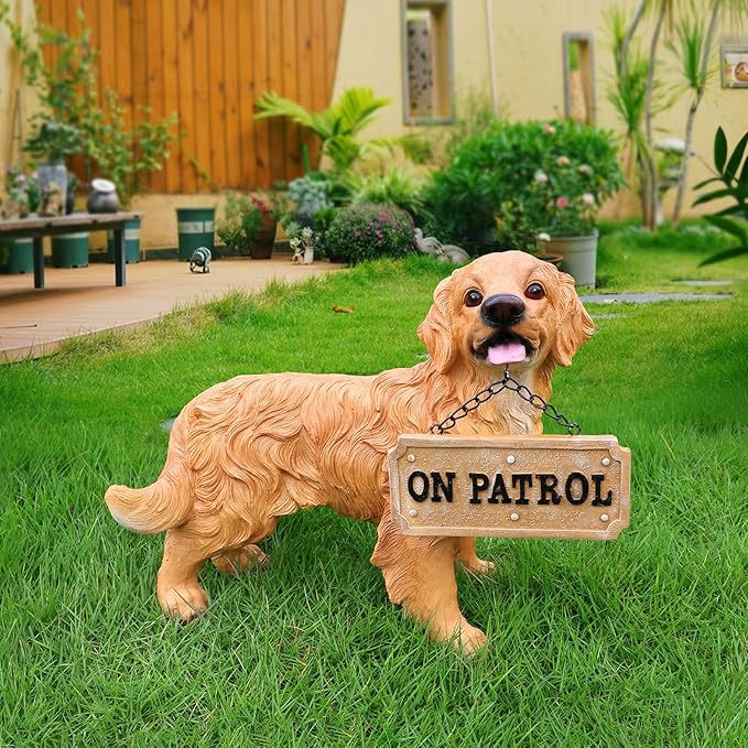 Golden Retriever Dog Garden Statue - Image 5