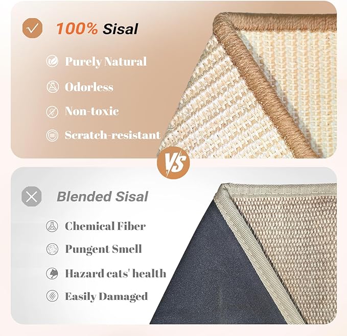 CHEERPALS Sisal Cat Scratcher Mat - Image 3