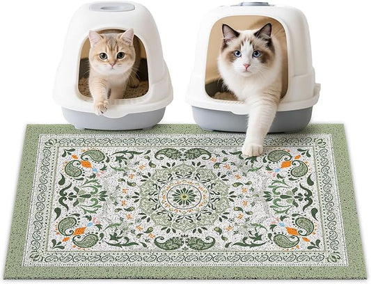 Unicorn Catcher Cat Litter Mat 33" x 22" Non-Slip Litter Box Mat Washable by UnicornCatcher