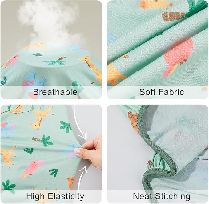 Bienbee Dog Pajamas, 4 Pack Dog Recovery Suit Shedding Suit Cute Soft Puppy - Image 5