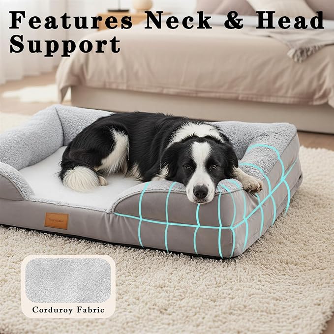Orthopedic Dog Bed, Waterproof Memory Foam Dog Bed - Image 6