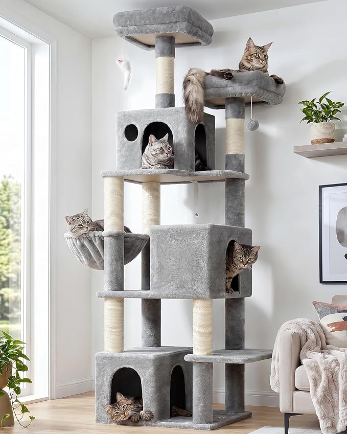 Globlazer Cat Tree Tall, 71 inches Cat Tower by Globlazer