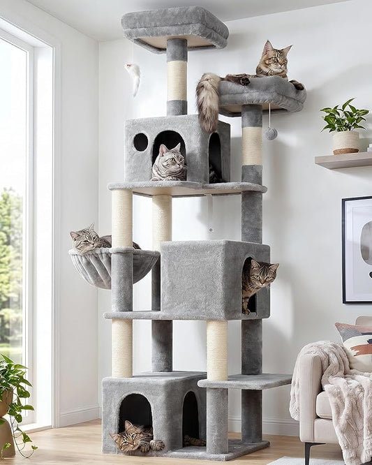 Globlazer Cat Tree Tall, 71 inches Cat Tower by Globlazer