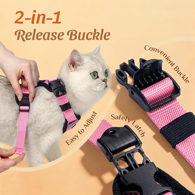 Dooradar Cat Harness and Leash Set, Escape Proof Soft - Image 5