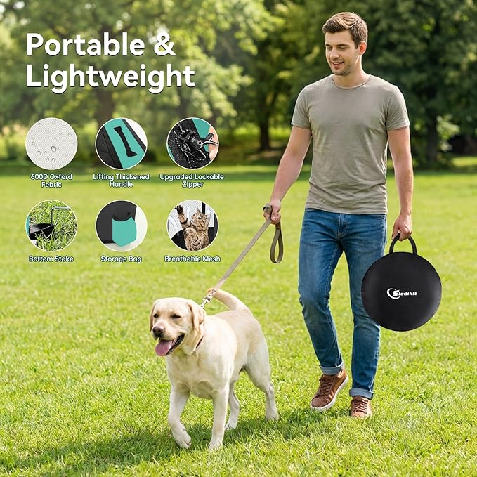 Dog Playpen, Cat Pet Puppy Pen, Portable Playpens - Image 4
