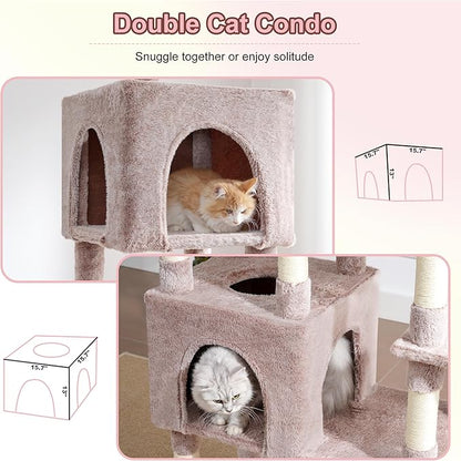 Heybly Cat Tree, 76-Inch Tall Heavy Duty Cat Tower - Image 6