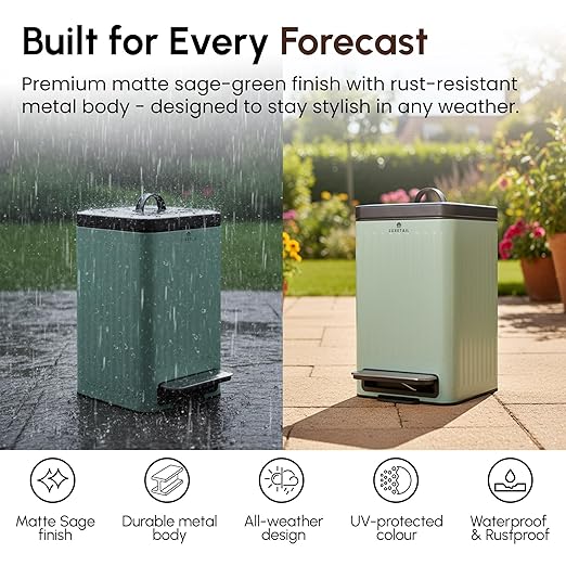 Small Dog Poop Trash Can Outside – 6L/1.6 Gallon Dog Small Trash Can - Image 7