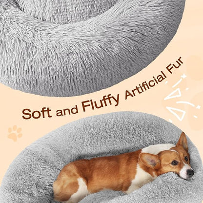 JOLLYVOGUE Dog & Cat Bed, Calming Anti-Anxiety Pet Bed - Image 3