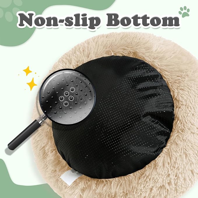 JOLLYVOGUE Dog & Cat Bed, Calming Anti-Anxiety Pet Bed - Image 3