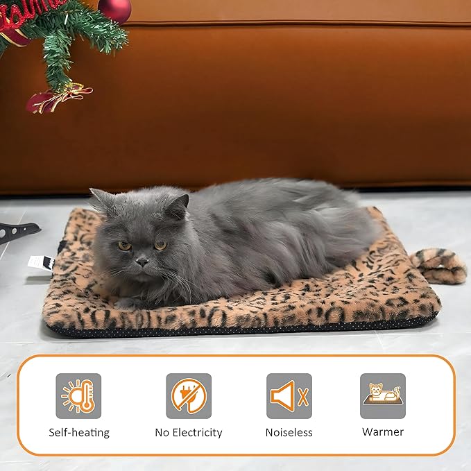 Self Warming Cat Pad for Cats and Small Dogs, Non Electric Thermal Pet Mat - Image 2