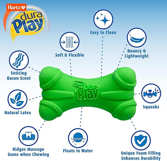 Hartz DuraPlay Bacon Scented Dog Toys - Image 2