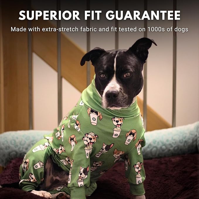 Spark Paws Dog Pajama, Dog Recovery Suit Male, Ultra-Soft and 4-Way Stretch - Image 4