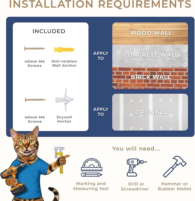 Space-Saving Cat Wall Shelves – Interactive Cat Wall Climber - Image 2