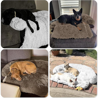 GGIB Calming Dog Bed Fluffy Plush Dog Mat - Image 7