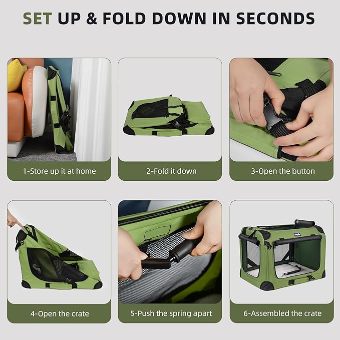 Petprsco Large Cat Carrier for 2 Cats Small Medium Dogs, Soft Pet Carrier - Image 6