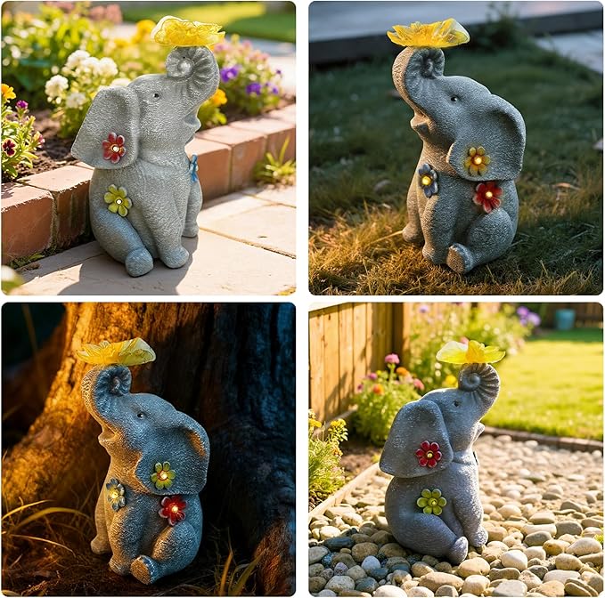 Lucky Elephant Garden Statue - Image 6