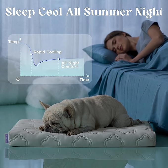 LE SURE Cooling Dog Beds Large Sized Dog, Q-Max>0.5 Cooling Mat - Image 4