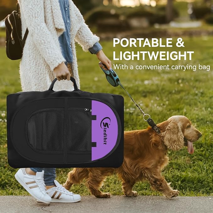 Siedihit Dog Playpen, Puppy Pet Playpen, Dog Crate Tent Cage Indoor/Outdoor - Image 5