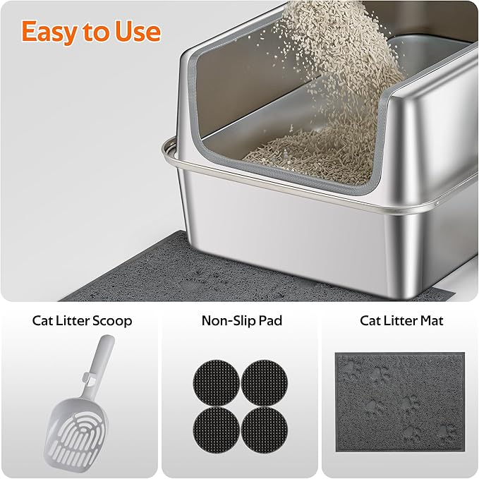 Stainless Steel Litter Box - Image 6