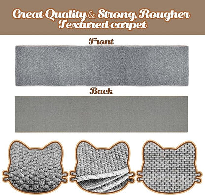 80"x15.7" Cat Wall Scratching Mat, Extra Large Cat Climbing Carpet - Image 2
