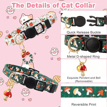 20 Pcs Holiday Cat Collars 4th of July Cat Collars - Image 3