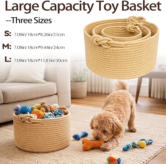 Personalized Dog Toy Basket - Image 2