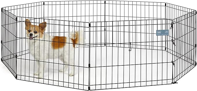 MidWest Homes for Pets 18-Inch Exercise Pen, for Indoor and Outdoor use by MidWestHomesForPets