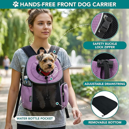 PetAmi Dog Carrier Backpack, Hands Free Front Pet Carrier - Image 3