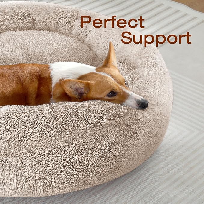 JOLLYVOGUE Dog & Cat Bed, Calming Anti-Anxiety Pet Bed - Image 2
