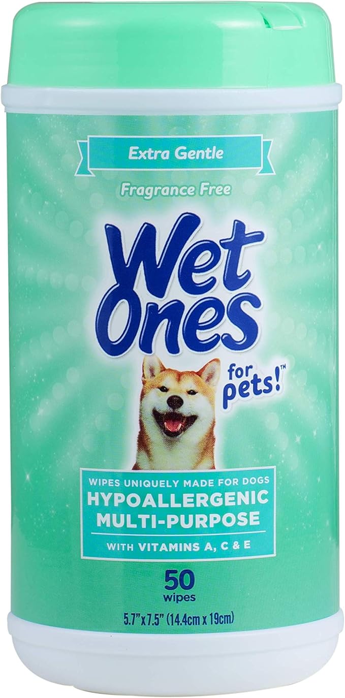 Wet Ones for Pets Hypoallergenic Multipurpose Dog Wipes by WetOnes