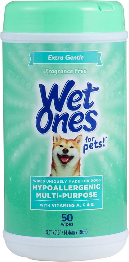 Wet Ones for Pets Hypoallergenic Multipurpose Dog Wipes by WetOnes