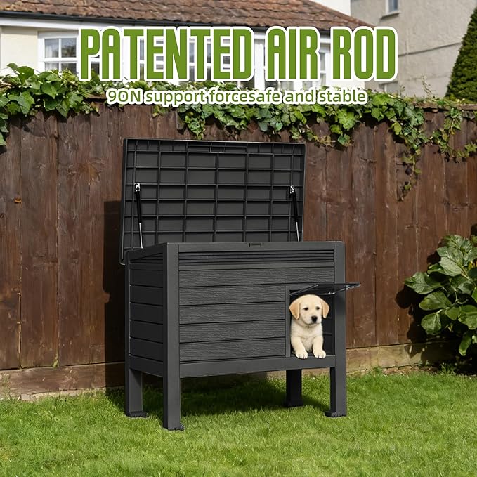 DRATO Indoor & Outdoor Resin Dog House - Image 7