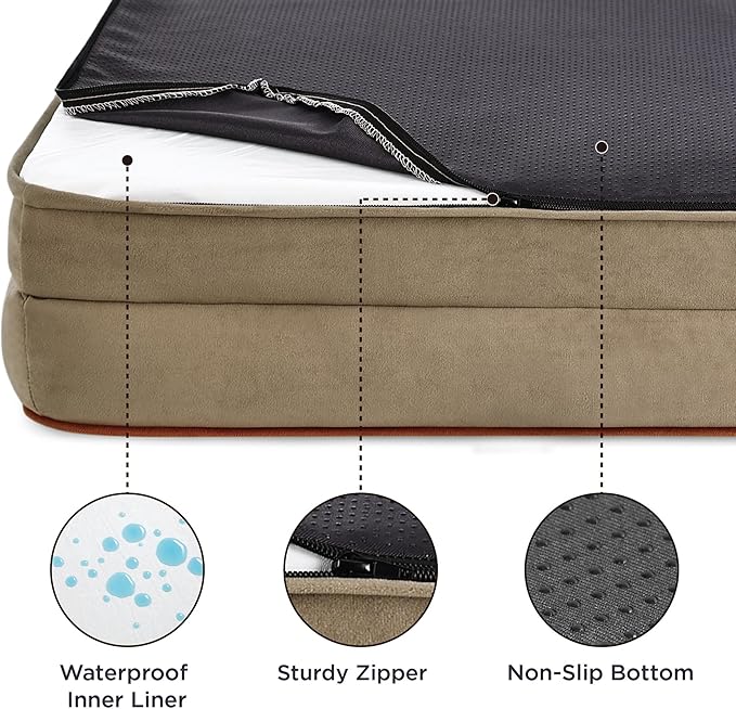 Bedsure Orthopedic Dog Bed Medium Size Dogs - Image 3