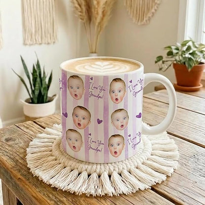 Personalized Dad Mug- Custom Baby Face Mug - Image 8