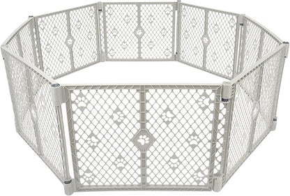 MyPet 8-Panel Paws Petyard, Durable & UV-Resistant Puppy Playpen, by NorthStatesMyPet