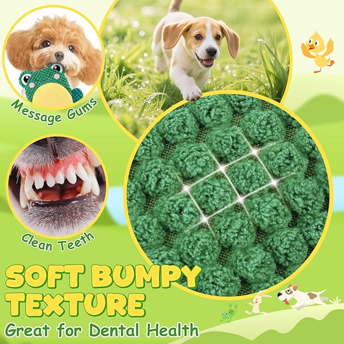 XIUGOAL Dog Toys to Keep Them Busy, 3 Pack No Stuffing Interactive Dog Toys - Image 4