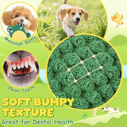 XIUGOAL Dog Toys to Keep Them Busy, 3 Pack No Stuffing Interactive Dog Toys - Image 4