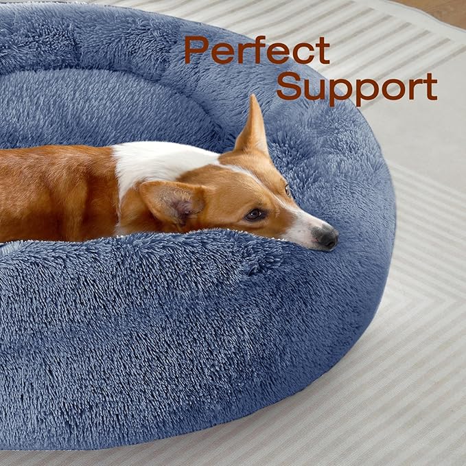 JOLLYVOGUE Dog & Cat Bed, Calming Anti-Anxiety Pet Bed - Image 2