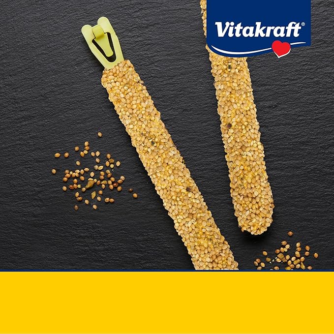 Vitakraft Crunch Sticks Parakeet Treats Golden Honey Flavor – Triple-Baked Snack - Image 3