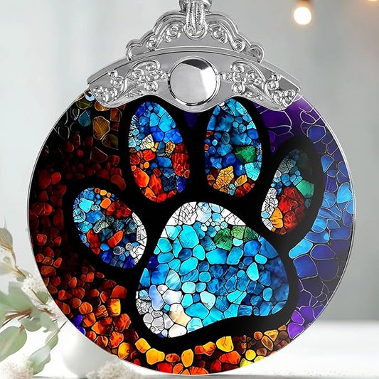Stained Glass Christmas Ornaments, Jocidea Pet Ornaments by Jocidea