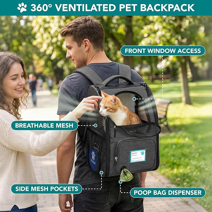PetAmi Expandable Dog Backpack Carrier - Image 5