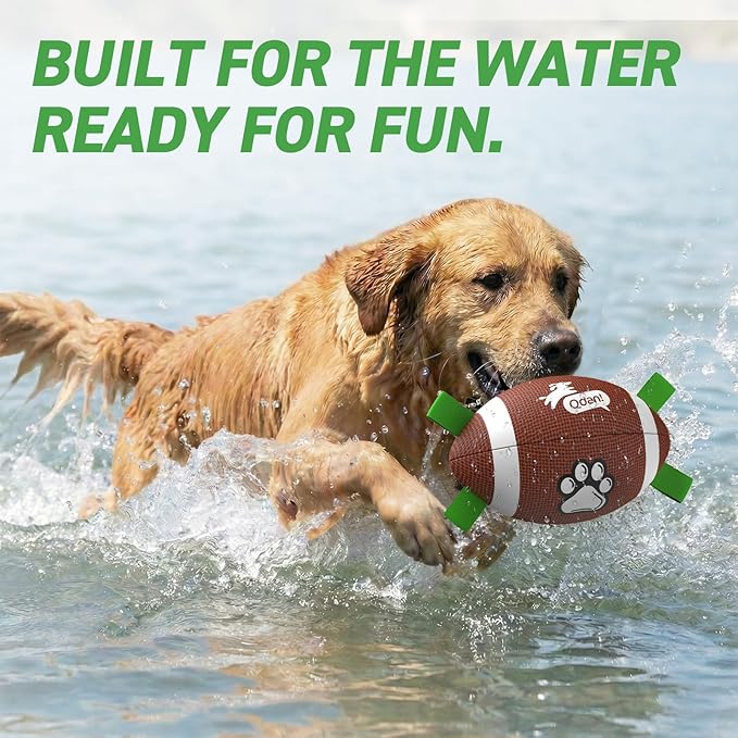QDAN Dog Toys Football, Interactive Dog Toys - Image 3