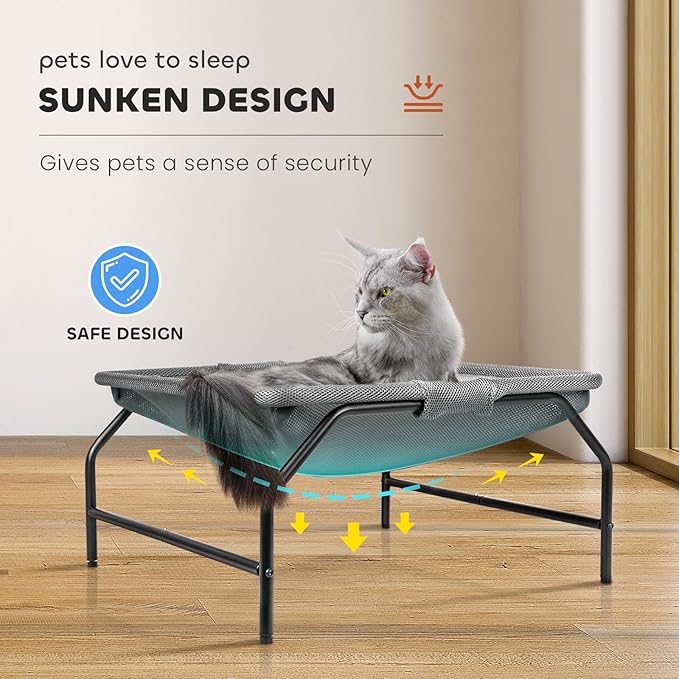 JUNSPOW Large Cat Hammock Bed - Image 3