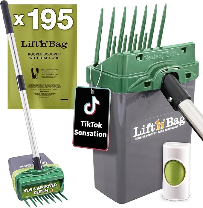 Neater Pet Brands Lift N’ Bag 2.0 Dog Pooper Scooper by NeaterPetBrands