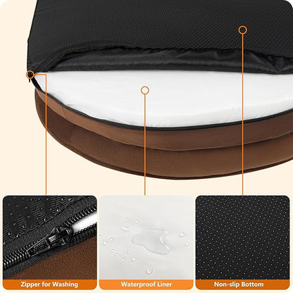 Dwanton Orthopedic Dog Bed for Medium Dogs - Image 6