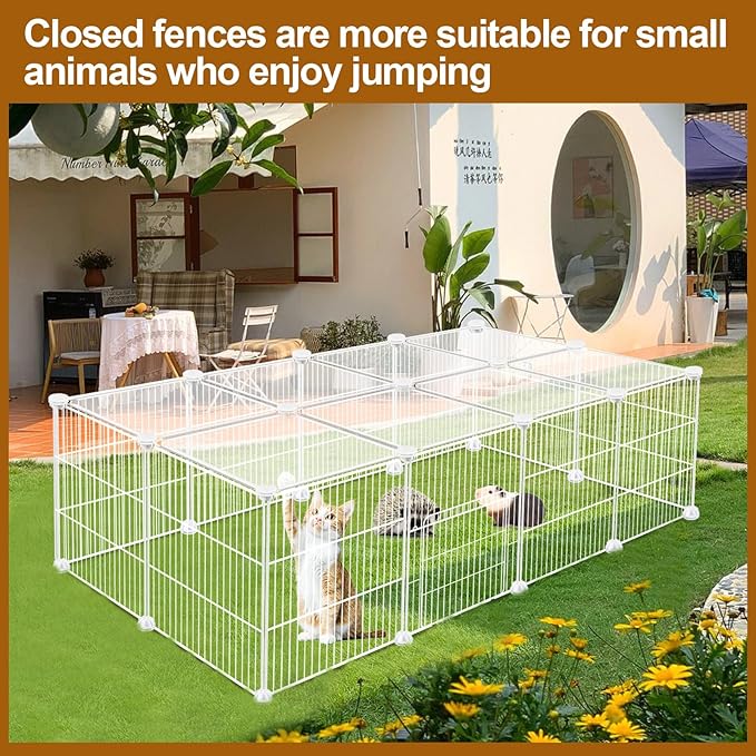 VISCOO 20 Panels Small Animal Playpen, Pet Playpen, C&C Cage - Image 5